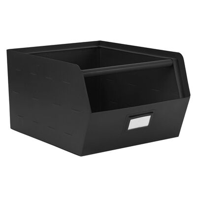 KidsDepot Storage Box Original Metal Black