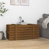 vidaXL Storage Box Honey Brown 91x40.5x42 cm Solid Wood Pine