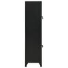 vidaXL Locker Cabinet Black 38x45x180 cm Steel