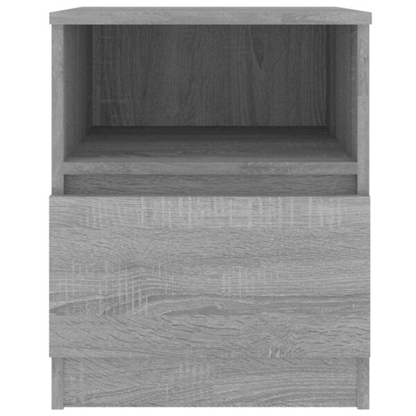 vidaXL Bedside Cabinets 2 pcs Grey Sonoma 40x40x50 cm Engineered Wood