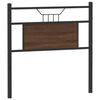 vidaXL Replace Headboard Brown Oak 80 cm Engineered Wood and Steel