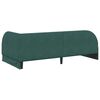 vidaXL Corner Bed Frame Dark Green 80 cm x 200 cm Fabric