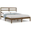 vidaXL Bed Frame without Mattress Honey Brown 150x200 cm Solid Wood