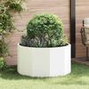 vidaXL Planter White 90 x 90 x 50 cm Steel