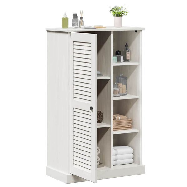vidaXL Bathroom Cabinet VIGO White and Antique White 68 x 34 x 110 cm