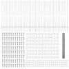 vidaXL Fence and Post Silver 1.4 x 100 m Steel