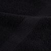 vidaXL Guest Towel SOLUND Black Cotton