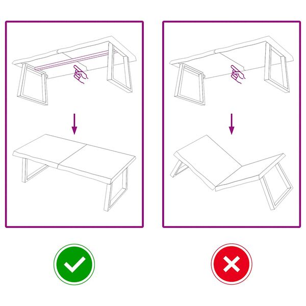 vidaXL Wall Shelf Light Brown 120x50x(2-6) cm Treated Solid Wood Oak