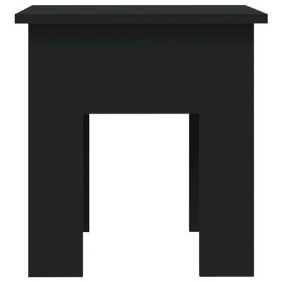 vidaXL Coffee Table Black 40x40x42 cm Engineered Wood