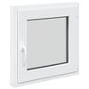 Basement Window Manual RISOR White 60 x 60 cm PVC and Glass