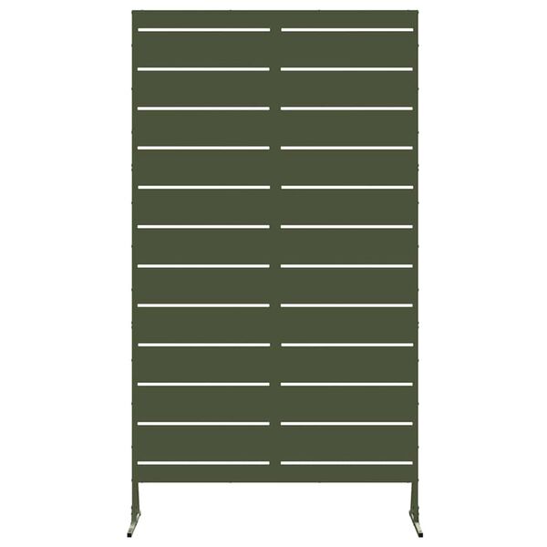 vidaXL Privacy Screen Olive 100 x 50 x 180 cm Steel