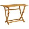 vidaXL Sydney Rectangle Table Brown 110 x 55 x 75 cm Solid Acacia Wood