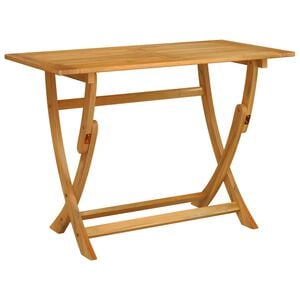 vidaXL Sydney Rectangle Table Brown 110 x 55 x 75 cm Solid Acacia Wood