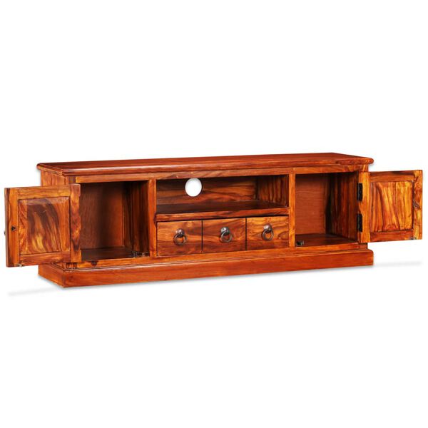 vidaXL TV Stand Solid Acacia Wood 120x30x40 cm