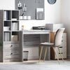 vidaXL Desk Grey Sonoma 80 x 50 x 76 cm