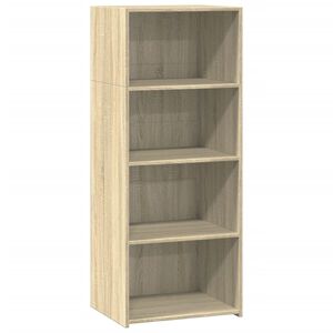 vidaXL Highboard Sonoma Oak 50x41x124 cm Engineered Wood