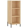 vidaXL Highboard Sonoma Oak 34.5x34x180 cm Engineered Wood