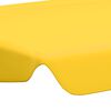vidaXL Replacement Canopy for Garden Swing Yellow 150/130x105/70 cm