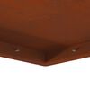 vidaXL Fire Pit Brown 60 x 60 x 30 cm Weathering Steel