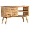 vidaXL Sideboard 102x35x61 cm Solid Mango Wood