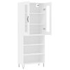 vidaXL Highboard White 69.5x34x180 cm Engineered Wood