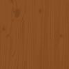 vidaXL Bed Frame without Mattress Honey Brown Solid Wood 90x200 cm