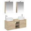 vidaXL Bathroom Furniture Set 5 pcs Sonoma Oak