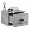 vidaXL Wall-mounted Bedside Cabinets 2 pcs Concrete Grey 41.5x36x28cm