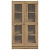 vidaXL Highboard Artisan Oak 82.5x30.5x150 cm Engineered Wood