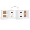 vidaXL TV Cabinet White 73x35.5x47.5 cm Engineered Wood