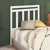 vidaXL Bed Headboard White 106x4x100 cm Solid Wood Pine