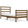 vidaXL Bed Frame without Mattress Honey Brown 75x190 cm Small Single Solid Wood Pine