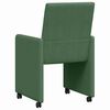 vidaXL Dining Chairs 2 pcs Grey green 57 x 66 x 94 cm Corduroy fabric