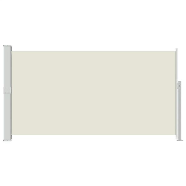vidaXL Patio Retractable Side Awning 170x300 cm Cream