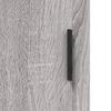 vidaXL Wall Mounted Cabinet Grey Sonoma 69.5x34x90 cm Engineered Wood