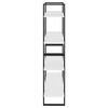 vidaXL 4-Tier Book Cabinet White 100x30x140 cm Engineered Wood