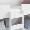 vidaXL Bunk Bed for Kids White 80 x 190 cm Engineered Wood