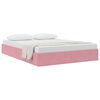 vidaXL Storage Bed with Mattress with Storage Pink 140 x 190 cm Velvet