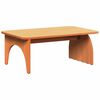 vidaXL Coffee Table Wax Brown 80 x 50 x 31 cm Solid pine wood