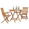 vidaXL Garden Dining Set 3 pcs Brown Solid Acacia Wood