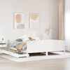 vidaXL Bed Frame without Mattress White 160x200 cm Solid Wood Pine