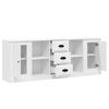 vidaXL Sideboards 3 pcs White Engineered Wood