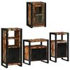 vidaXL Bathroom Furniture Set 4 pcs Multicolour Solid Reclaimed Wood