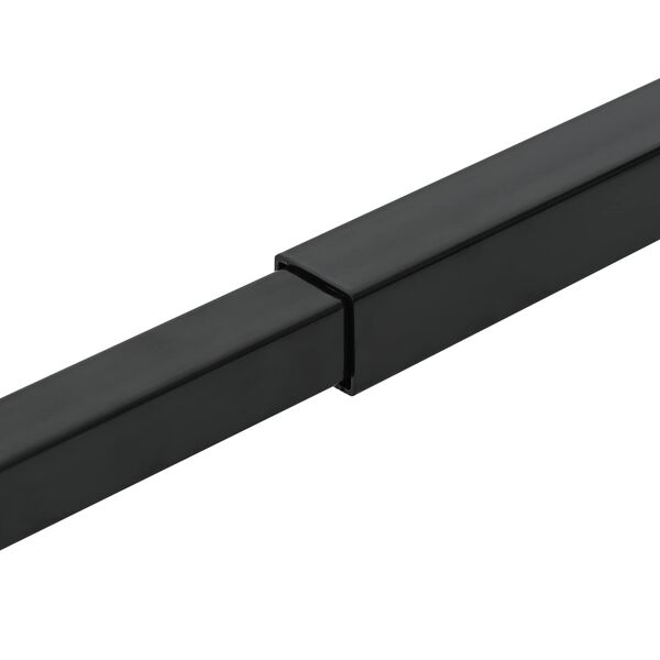 vidaXL Adjustable Window Safety Bar Black 710 -1200 mm Steel