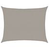 vidaXL Sunshade Sail 160 g/m&sup2; Rectangular Light Grey 6x7 m HDPE