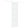vidaXL Sliding Door 61 x 198.5 cm Engineered Wood White