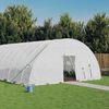 vidaXL Greenhouse with Steel Frame White 108 m&sup2; 18x6x2.85 m