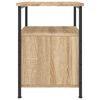 vidaXL Bedside Cabinets 2 pcs Sonoma Oak 34x35.5x50 cm Engineered Wood