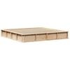 vidaXL Bed Frame Brown 180 x 200 cm Solid Pine Wood