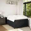 vidaXL Box Spring Bed with Mattress Black 120x200 cm Velvet